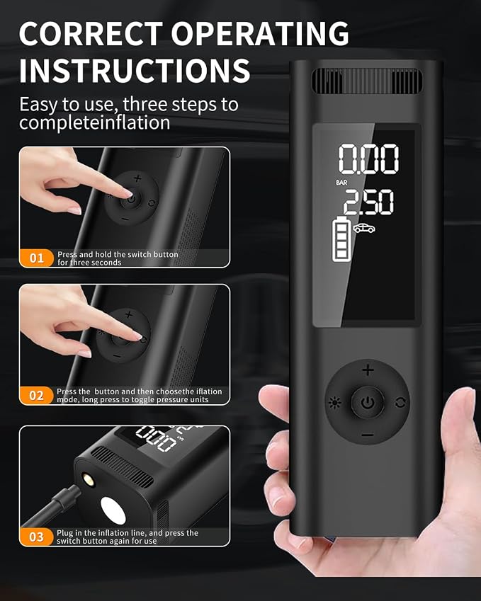 Tire Inflator Portable Air Compressor - Image 6