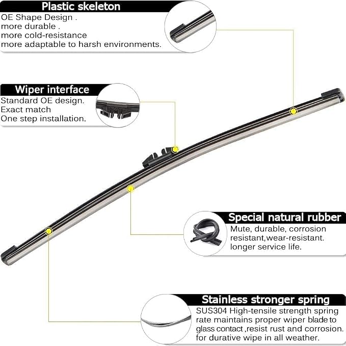 AUTOBOO 28"+28" Windshield Wipers - Image 6