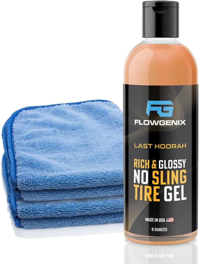 Tire Shine Gel Coating and Dressing by FlowgenixCarCareKit