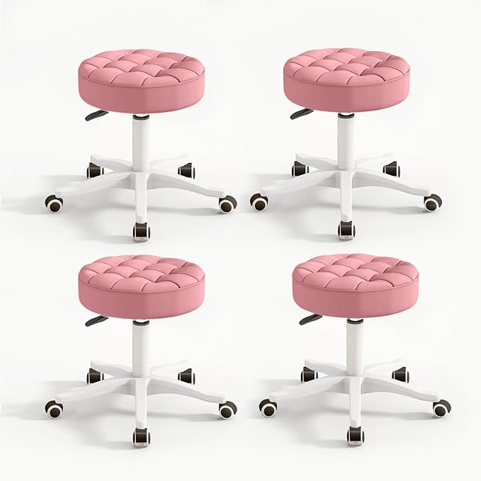 Small Chair Round Rolling Stool by HDHNBA