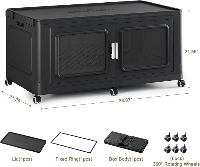 220 Qt Stackable Storage Bin - Image 2