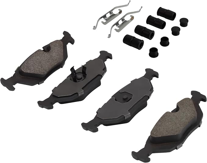 Premium Semi-Metallic Rear Brake Pads Compatible - Image 2