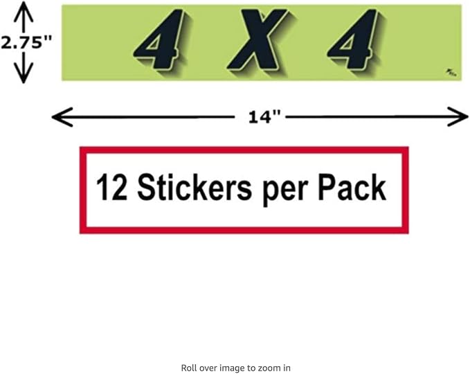 Ez-line Vinyl Windshield Stickers 3 Dozen 15 Inch Chartreuse Slogan Dealership - Image 7