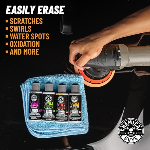 Chemical Guys BUF_503X TORQX Random Orbital Polisher, Polishes & Compounds Kit - Image 11