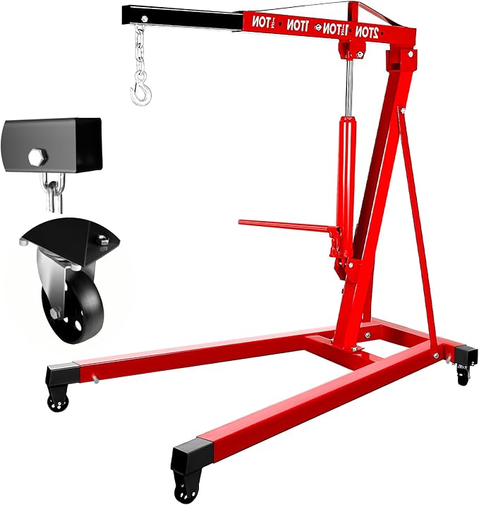 2 Ton Engine Hoist, Carbon Steel Cherry Picker Engine Hoist - Image 9