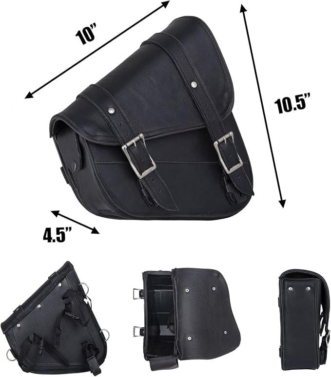 GARGOYLE BELLS Premium Naked Leather Swing Arm Bag - Image 5