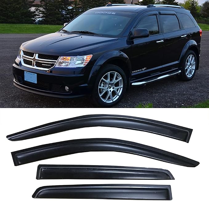 Side Window Wind Vent Deflector, Window Visor fit by Puermto