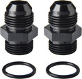 12AN Male Flare to 12AN ORB O-ring Boss Fuel Pump Rail Adapter Fitting Aluminum by Podavelle
