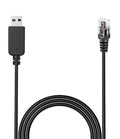 Radar Detector Cable, with USB to RJ11 Plug, by Plozoe