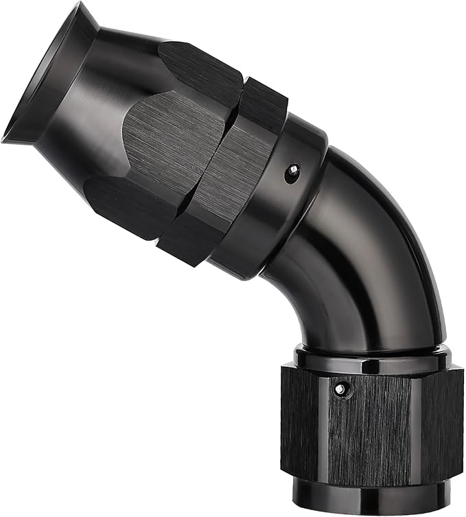 EVIL ENERGY 6AN 60 Degree PTFE One Piece Full Flow End Hose Fitting Aluminum by EVILENERGY