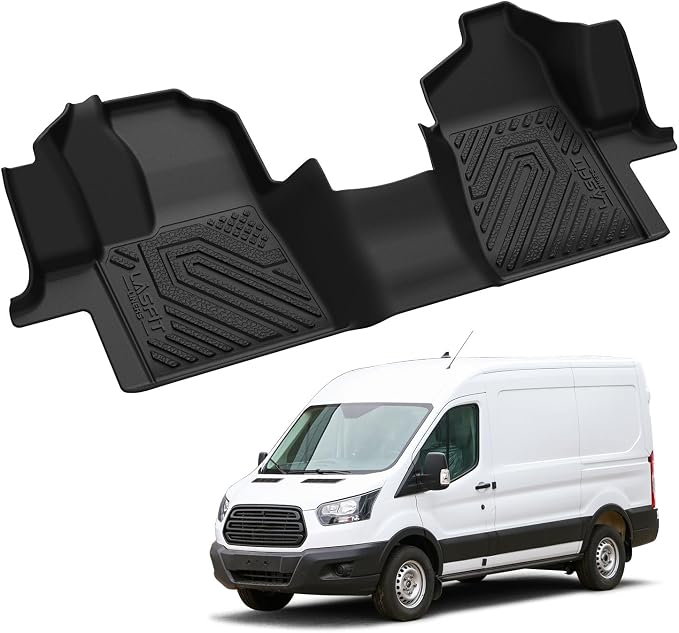 LASFIT Front Floor Mat for 2015-2021 Ford Transit 150/250/350/350HD - Image 7