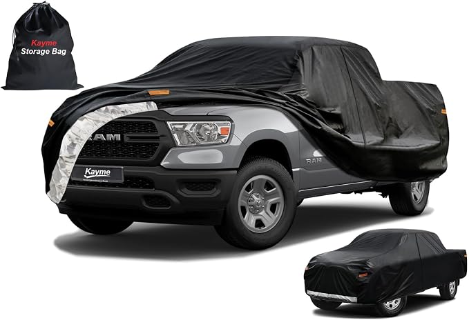 Kayme Truck Cover Custom Fit Dodge Ram 1500 Quad/Extended Cab Long Bed. Full by kayme