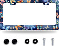 Colorful Butterfly License Plate Frame Fantasy Butterflies License Plate Frames by BRAGHRTED