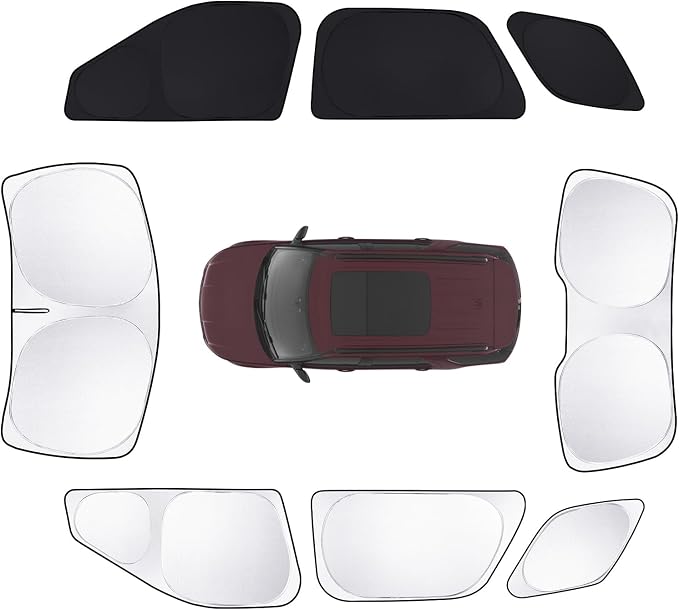 8pcs Car Window Shades for Ford Explorer SUV 2011-2019 Accessories, Windshield by Unknown
