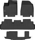 GINOWY-Floor Mats for Nissan Pathfinder 8 Passenger 2022-2024 2025 & Infiniti by GINOWY