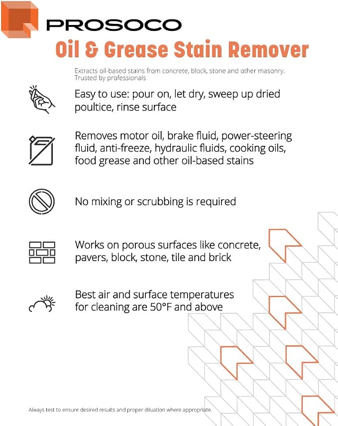 Prosoco Oil & Grease Stain Remover - Image 7