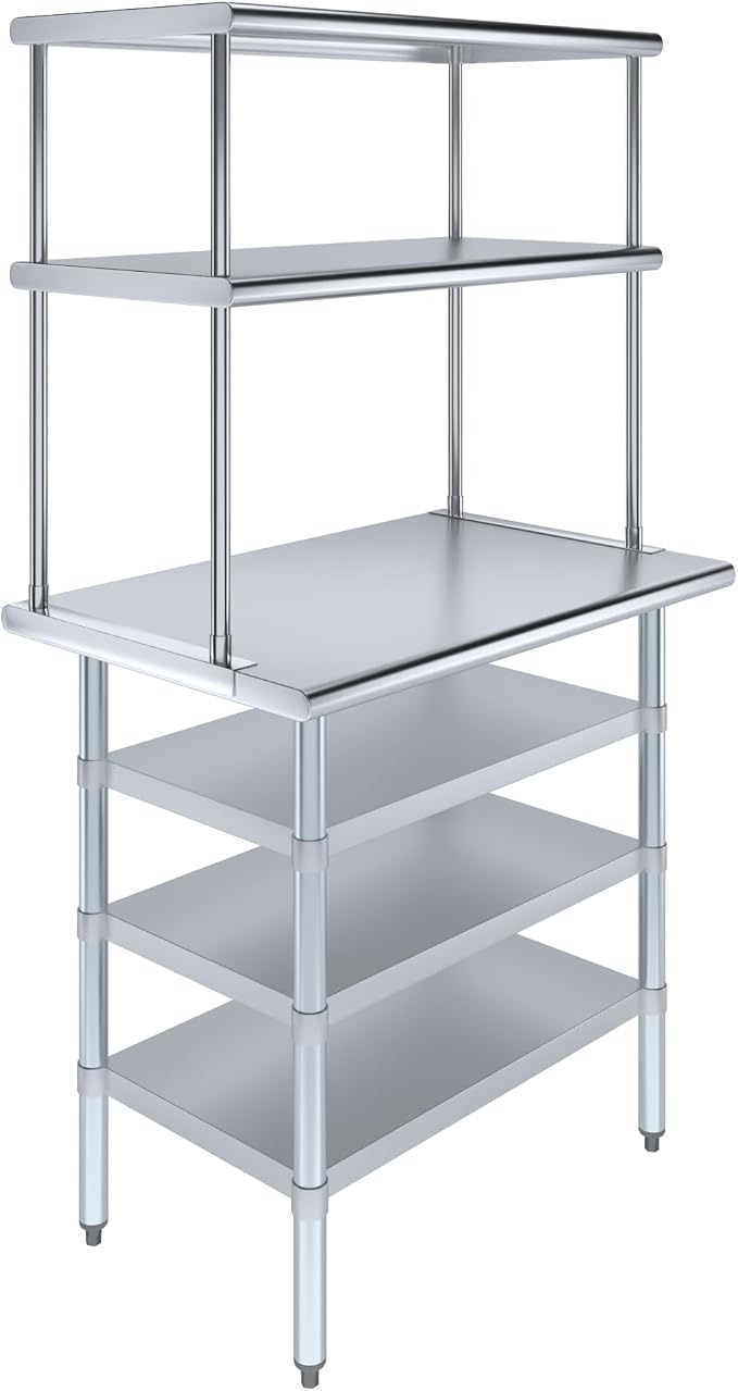 Amgood 24" x 36" Stainless Steel Work Table by AmGood