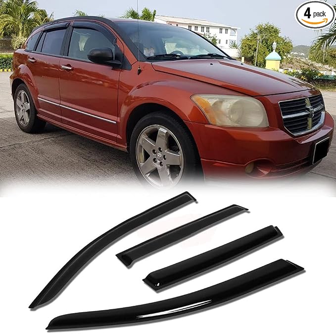 Side Window Wind Deflector, Window Visor Looks Great and fit by Puermto