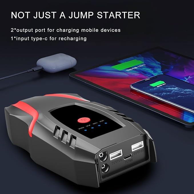 12v Auto Jump Starter Pack - Image 4