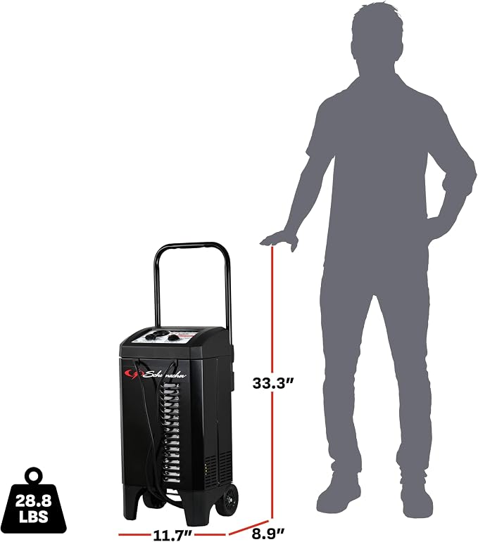 Schumacher Electric Manual Battery Charger & Engine Starter – 6V/12V 200A - Image 7