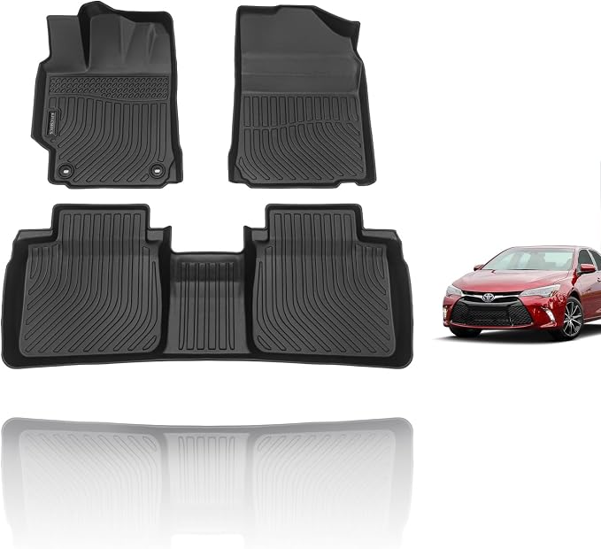 KELCSEECS Floor Mats Custom for 2012 2013 2014 2015 2016 2017 Camry Car Mats by KELCSEECS