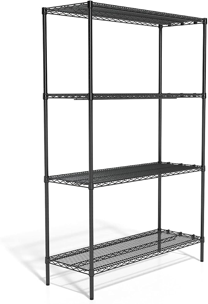 Professional 4-Shelf Wire Unit, 48-inch W by COASTWIDE