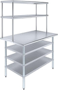 Amgood 30" x 48" Stainless Steel Work Table by AmGood