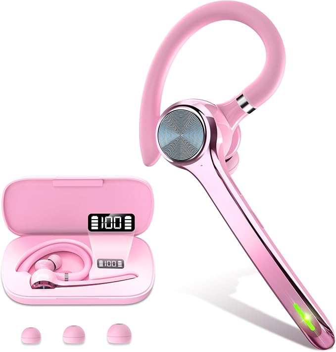 Bluetooth Headset, Wireless Bluetooth Earpiece by HEIBAS