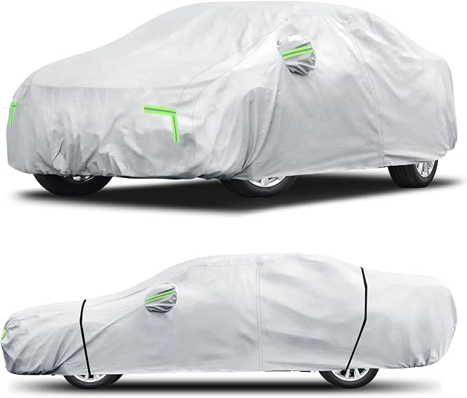 Car Cover Custom Fit for Toyota Camry 1996-2025, Honda Accord 2001-2025 by Qualencey