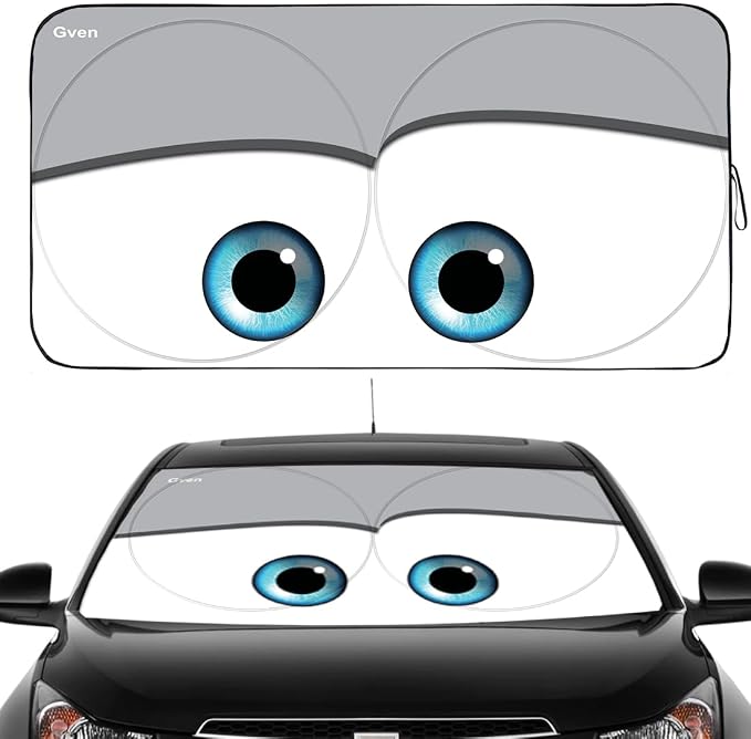 Gven Windshield Sun Shade 2025 Windshield Cover Sun Shade Automotive Interior by Gven