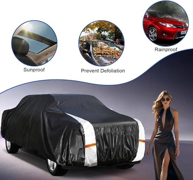 Dodge Ram 1500 Truck Cover Custom Fit 2009-2025 Quad Cab SB - Image 4