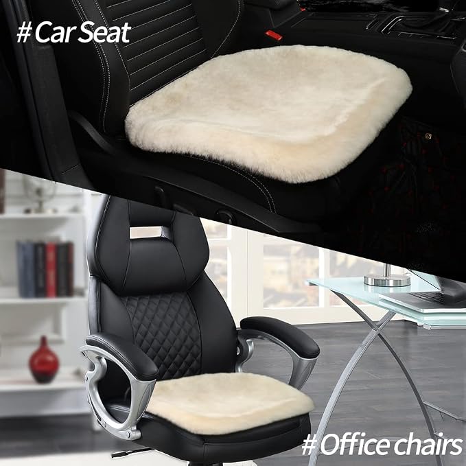 LLB Genuine Sheepskin Car Seat Cushion Seat Covers - Image 6
