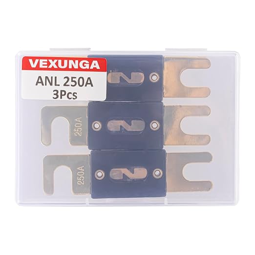 250A ANL Fuse 250 Amp Inline Blade Fuses 32V - Image 5