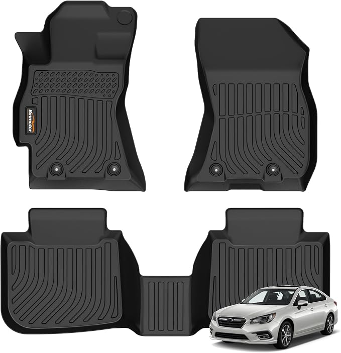 Binmotor-Floor Mats for Subaru Legacy/Outback 2015-2019, 2 Rows All Weather Car by VisittheBinmotor