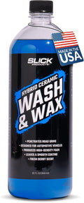 Slick Products Wash & Wax Extra Thick Foaming Cleaning Solution Motorcycle by SlickProducts