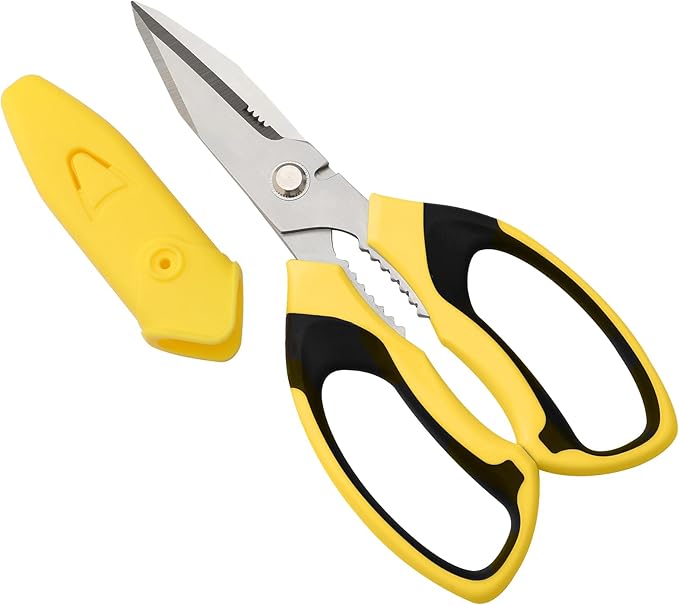 Utility Scissors Heavy Duty: sharp Scissors All Purpose heavy duty, Easy by BoFuYuan