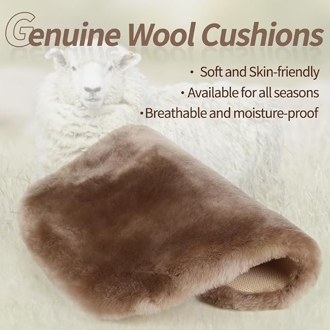 LLB Genuine Sheepskin Car Seat Cushion Seat Covers - Image 5