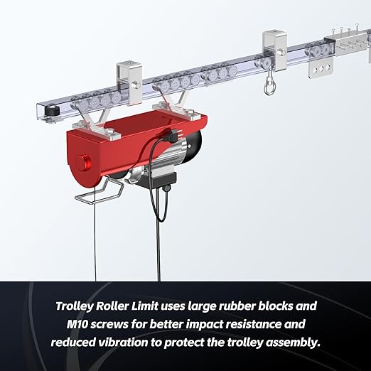 SKTREX Trolley Roller Wheels Limit Trolley Assembly Positioning - Image 5