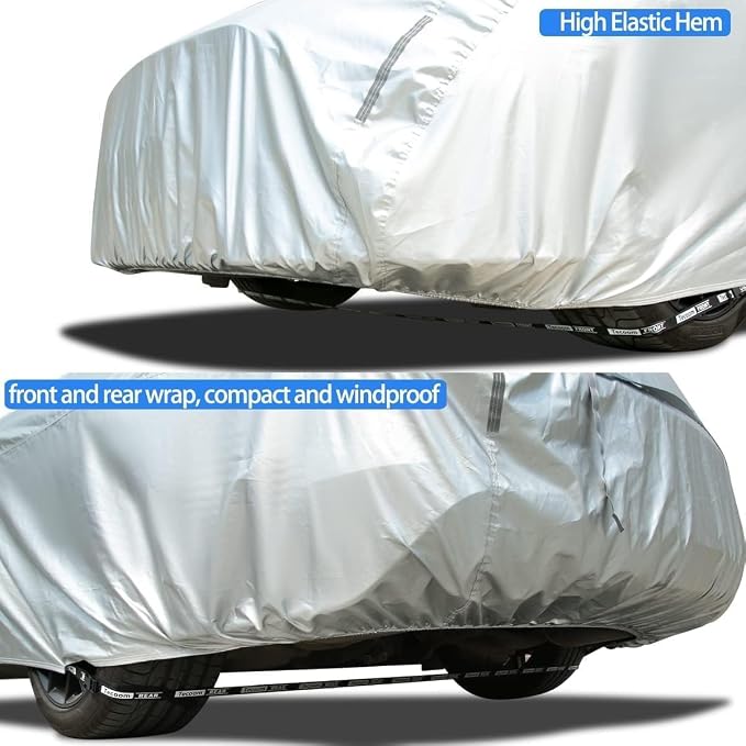 Tecoom Car Cover Waterproof UV-Proof Windproof - Image 8