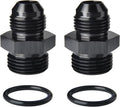 8AN Male Flare to 10AN ORB O-ring Boss Fuel Pump Rail Adapter Fitting Aluminum by Podavelle