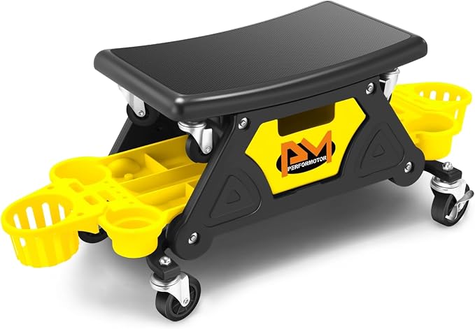 PM PERFORMOTOR Mechanic Stool by Unknown