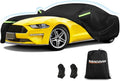 for Mustang Full Car Cover Waterproof All Weather, Outdoor Car Covers by BIGACOVER