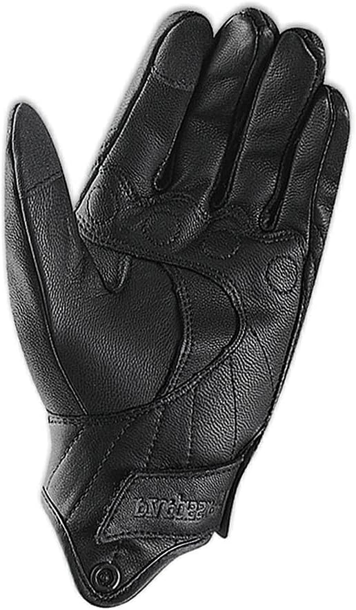 Harssidanzar Women's Motorcycle Gloves, Leather Motorcycle Gloves, Motorbike - Image 4