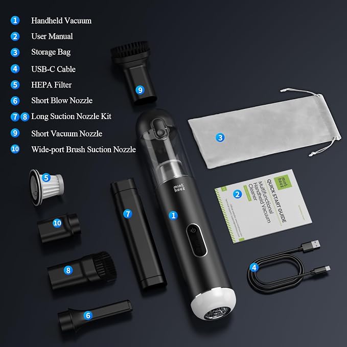 Car Vacuum Portable Cordless - Image 8