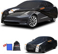 12-Layer Custom Fit Car Cover for Tesla Model 3, Upgraded Waterproof by FocusonQualityServiceHear