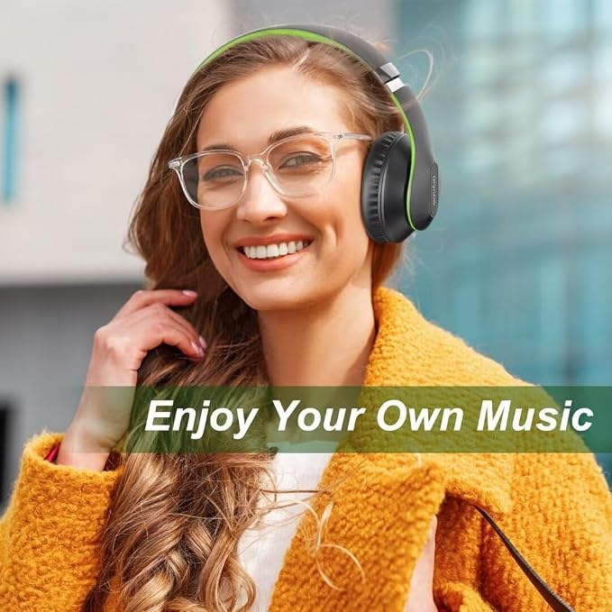 Wireless Bluetooth Headphones Over Ear, 65H Playtime HiFi Stereo Headset - Image 8