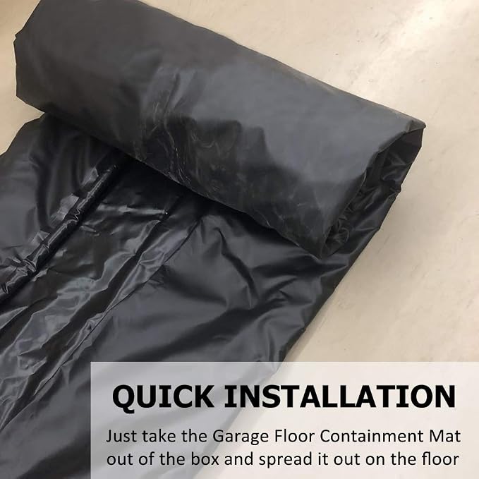 Garage Floor Mat for Under Car Oil Containment Mat for Snow, Rain - Image 4