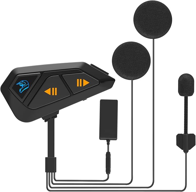 FreedConn FG Motorcycle Helmet Bluetooth Headset, Motorcycle Communication by FreedConn