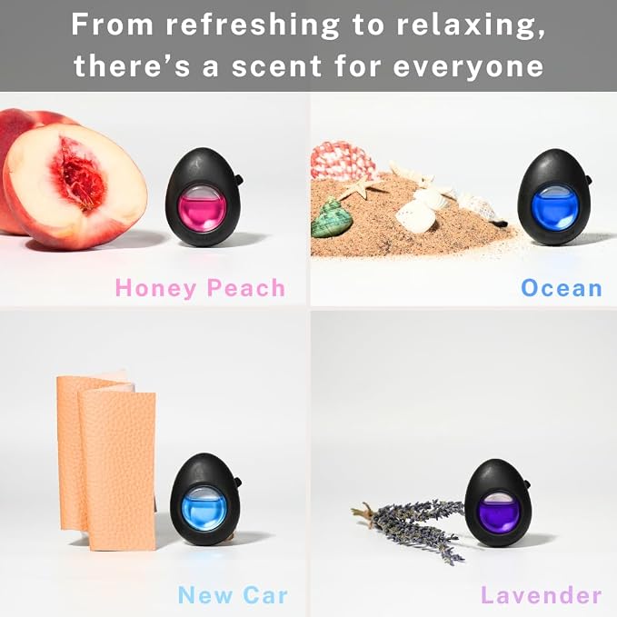 Air Jungles Car Air Freshener Vent Clip 4 Count, Variety Pack, New Car - Image 2
