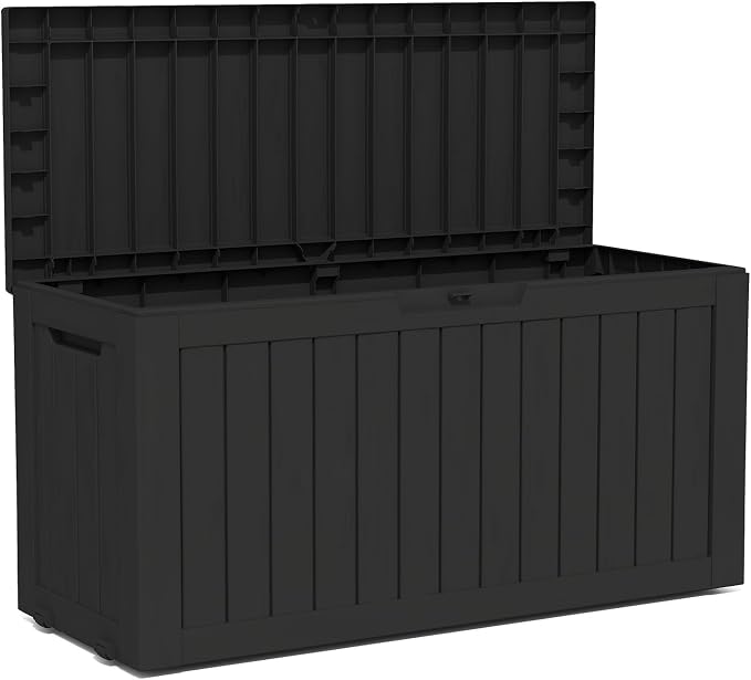 90 Gallon Lockable Resin Deck Box by Home